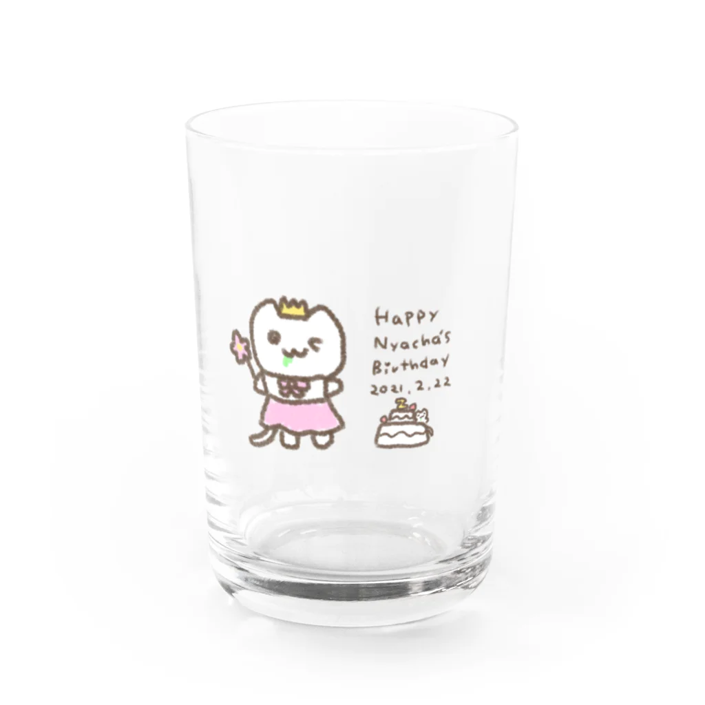 NYACHA&BOOCHAのNYACHA Birthday 2021 Water Glass :front