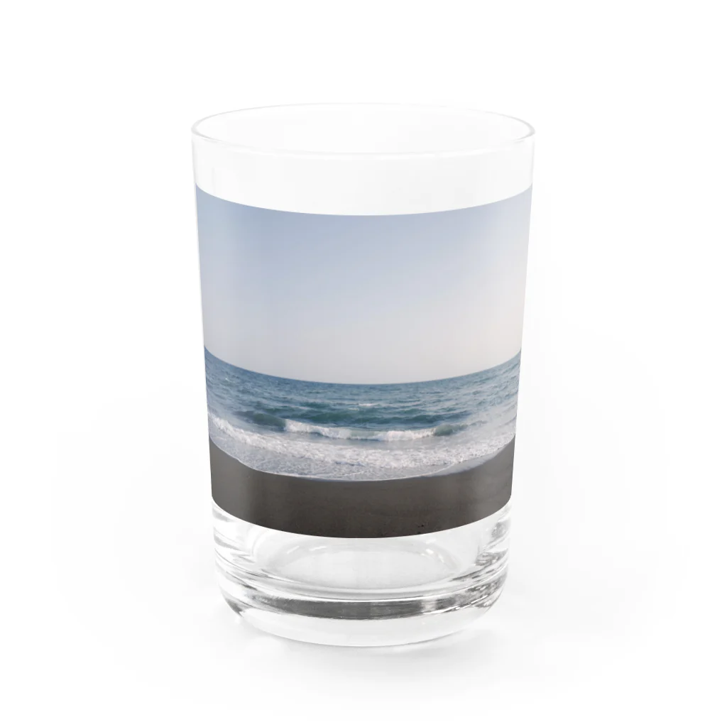 プリンコショップの海 Water Glass :front