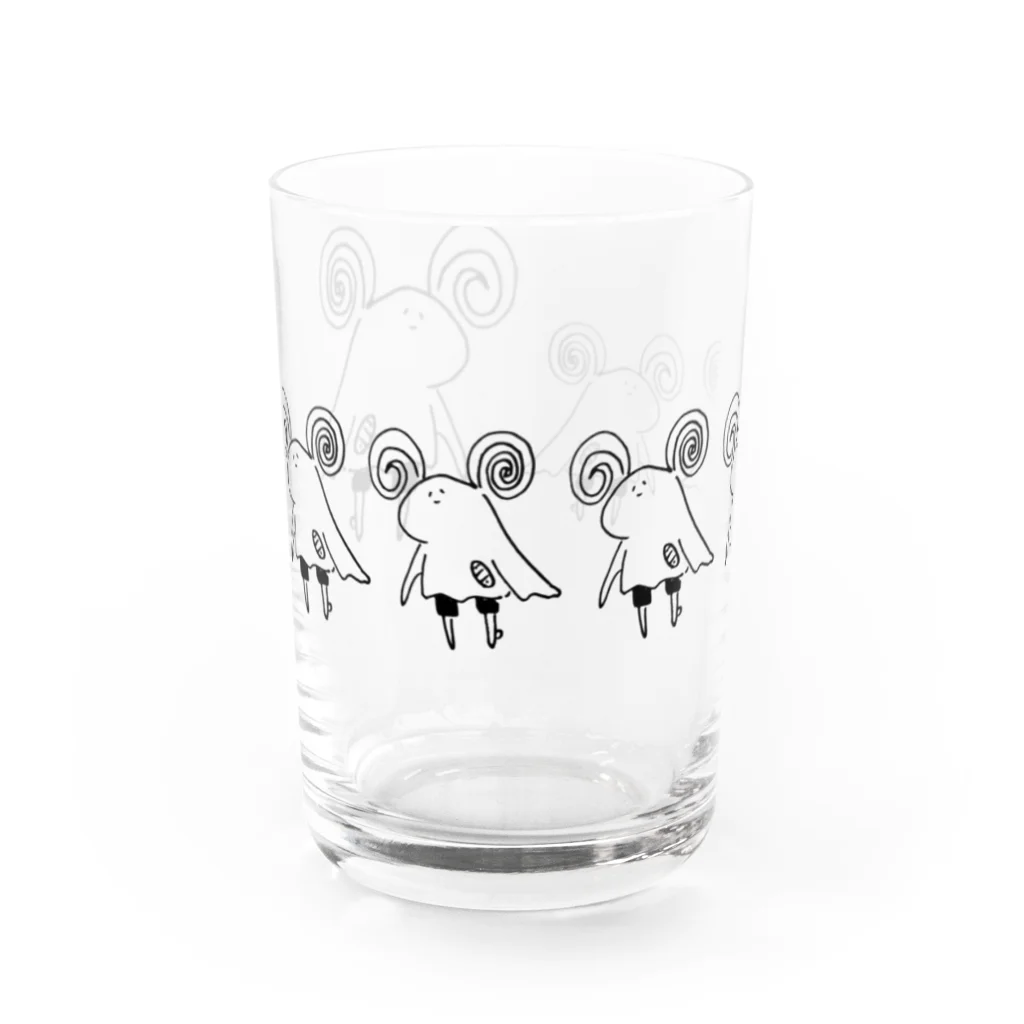 よろこ び いさむ の店のうようよ の  Water Glass :front