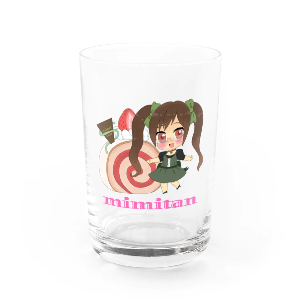 おぽけの気まぐれマートのみみたん推しグッズ(BD ver.) Water Glass :front