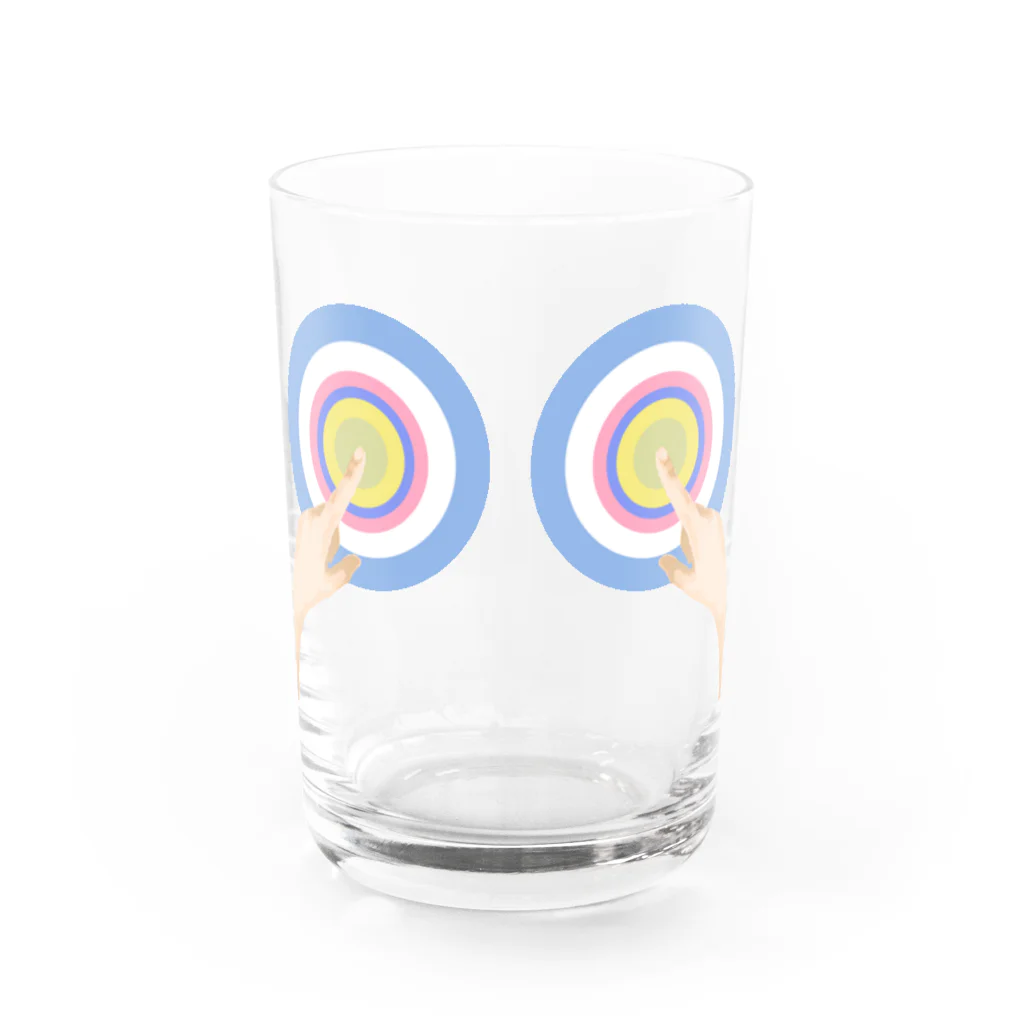 ロリ　胸 お胸ポッチ (ロリ貧ネェちゃん） Water Glass by ロリ貧ネェちゃん ( rorihinn ) ∞ SUZURI