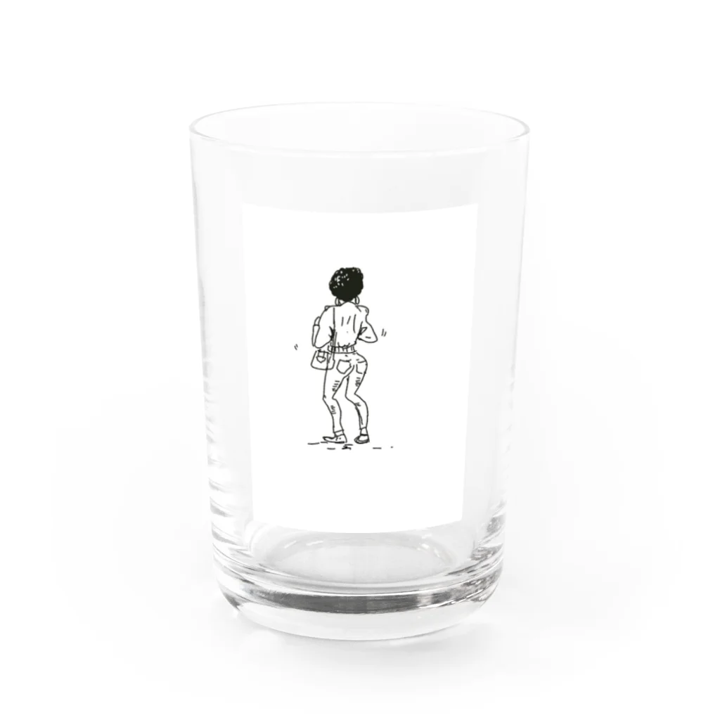 yuak202020のwalking Water Glass :front