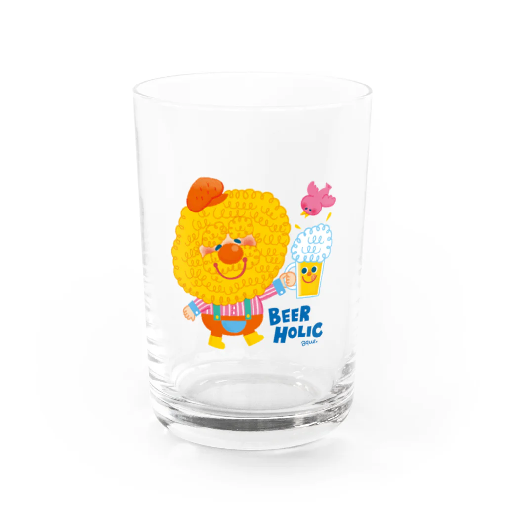 あくざわめぐみSHOPのBEERHOLIC Water Glass :front