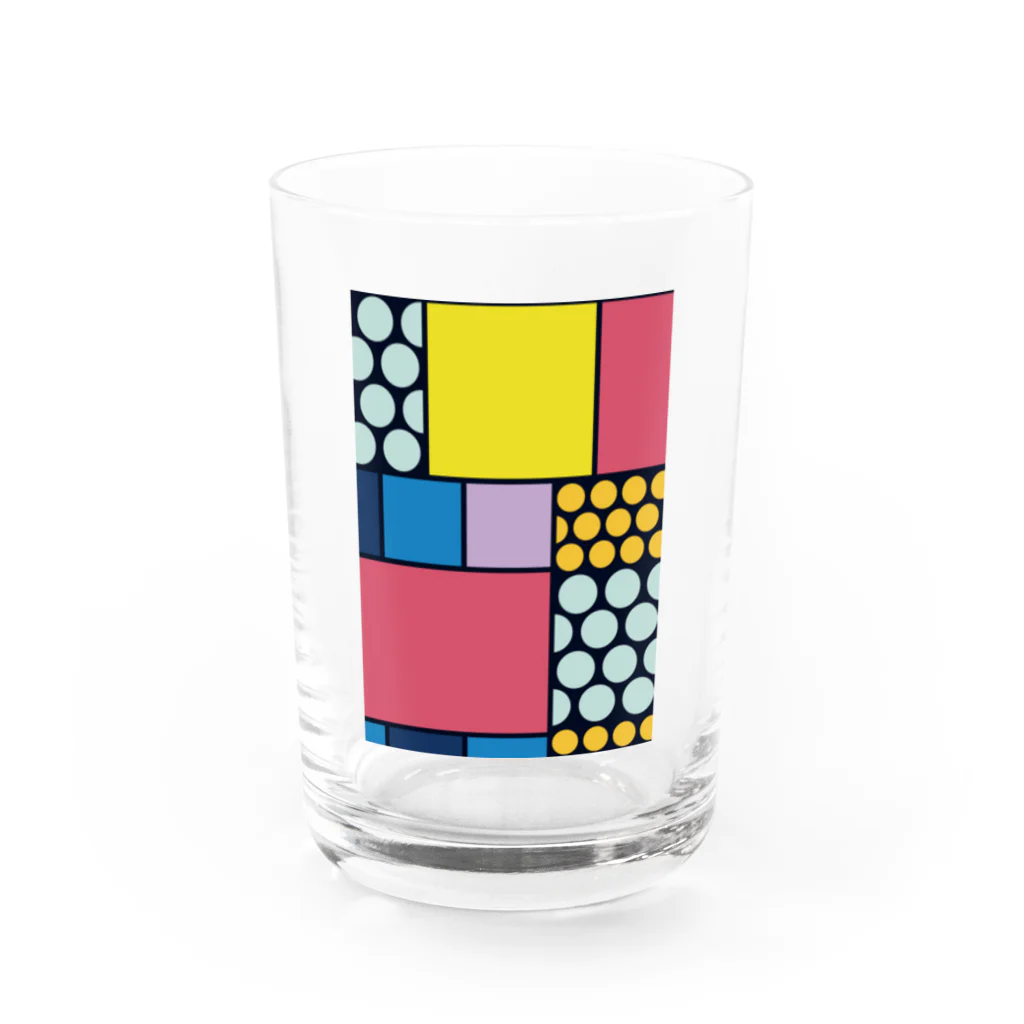 ﾛｯﾄﾓｰﾝﾄのパターン・ラスベガスナイト Water Glass :front