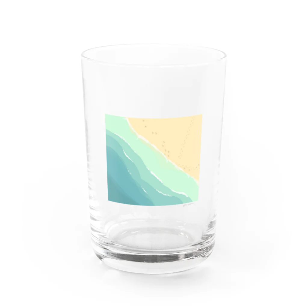 ごはんやの海001 Water Glass :front