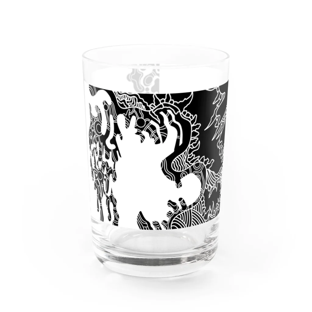 たぬき(小道)のクラウmono Water Glass :front