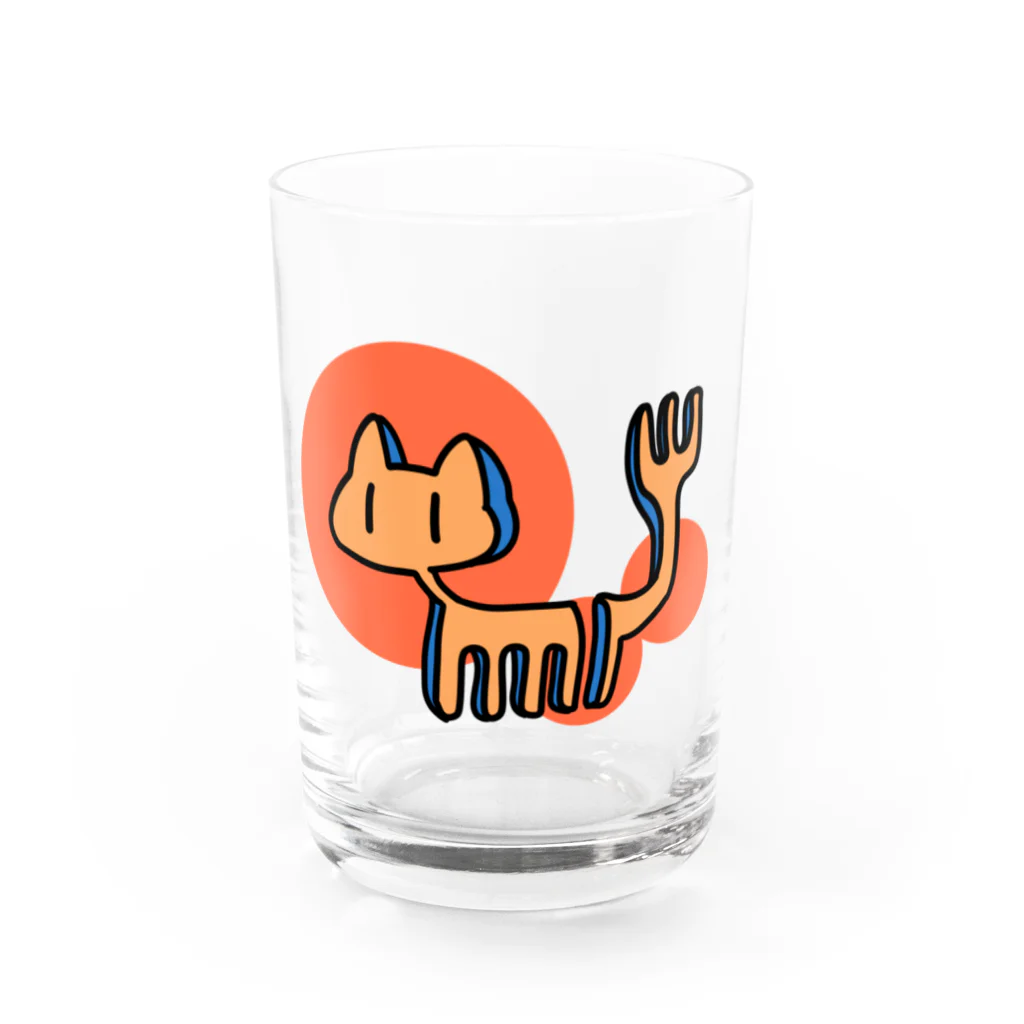 赤崎でんじろー🐞のたぶんねこ Water Glass :front