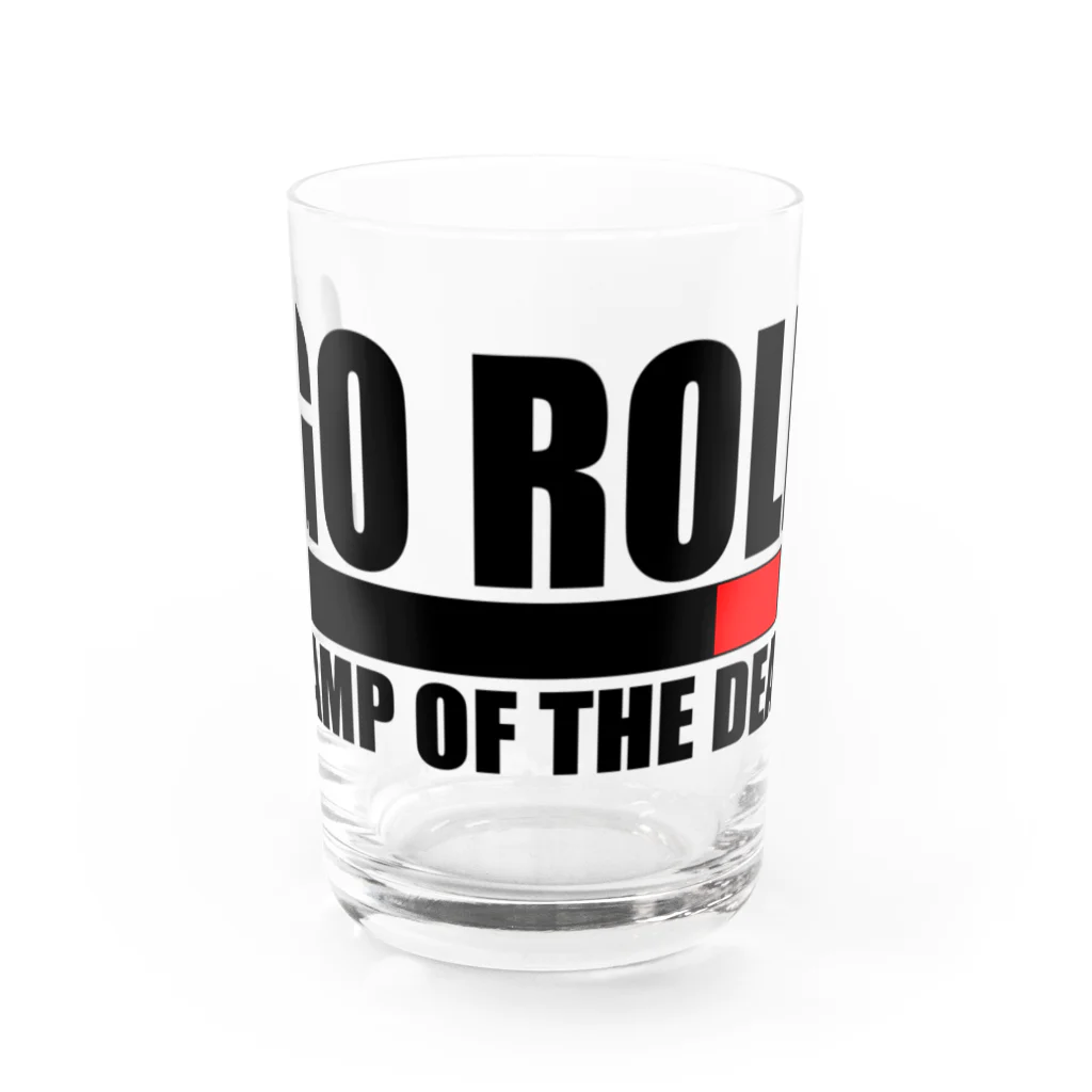 CAMP OF THE DEADのGO　ROLL　柔術黒帯シリーズ Water Glass :front