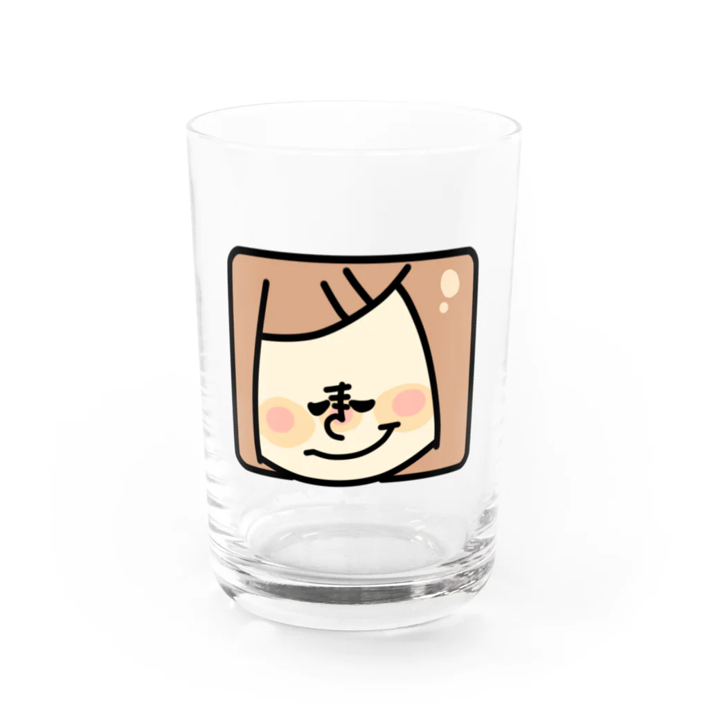 【みるかグッズ②】（SUZURI店）のMini Mil「にやっ…」カラー グラス前面