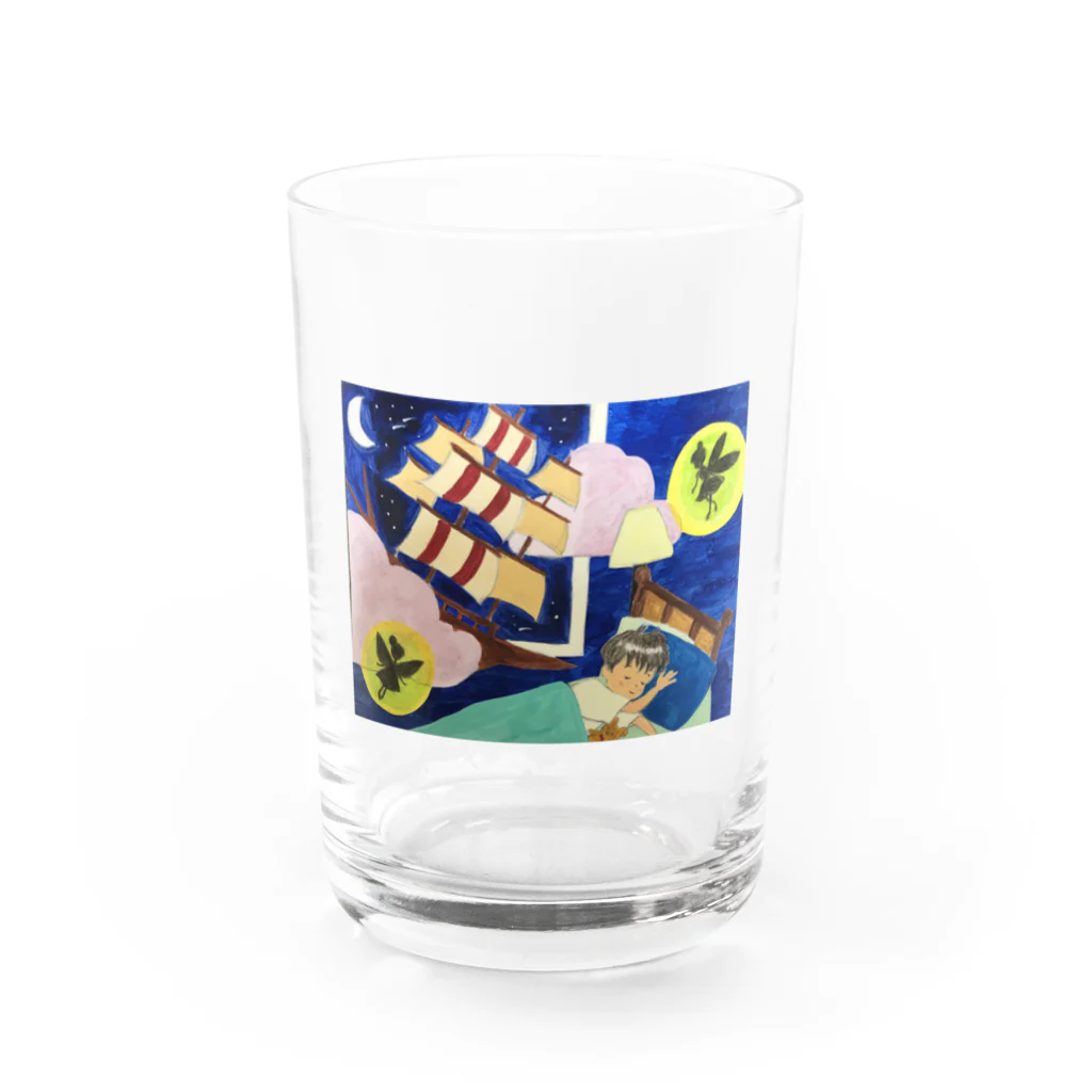 aroundcolorのゆめの船 Water Glass :front