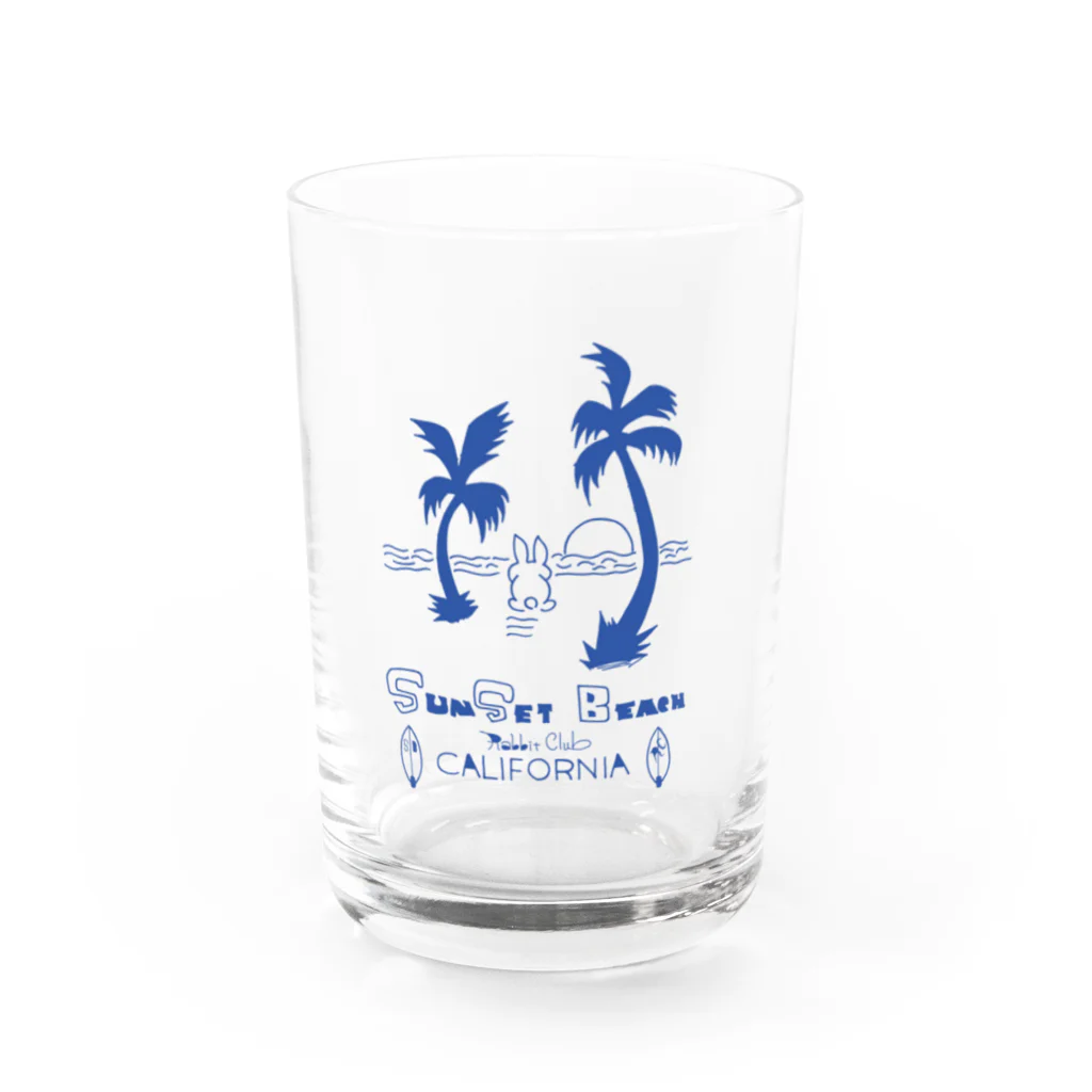 taku2021のサンセット ラビットビーチ グラス Water Glass :front