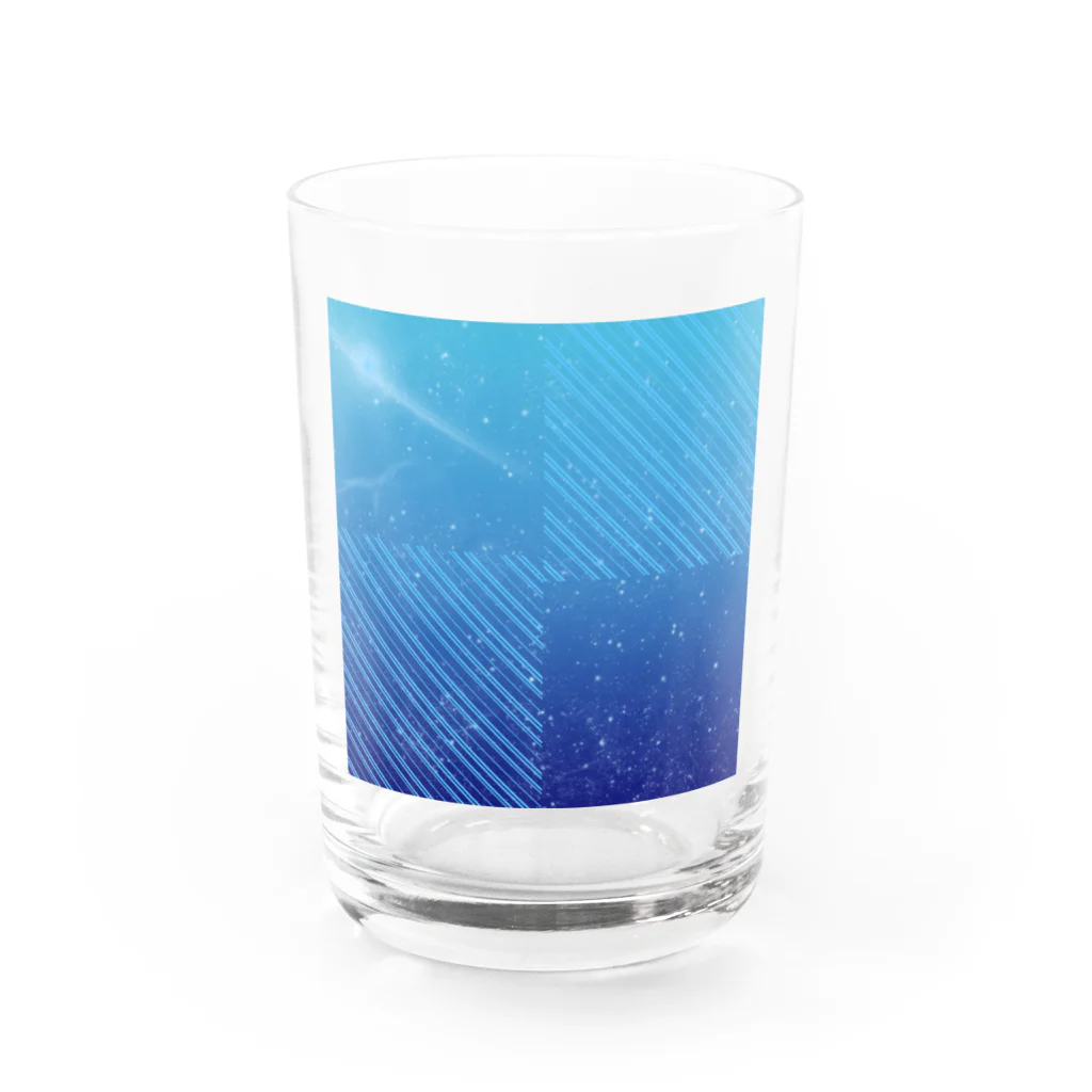 ひはせの海の様な宇宙の様な Water Glass :front