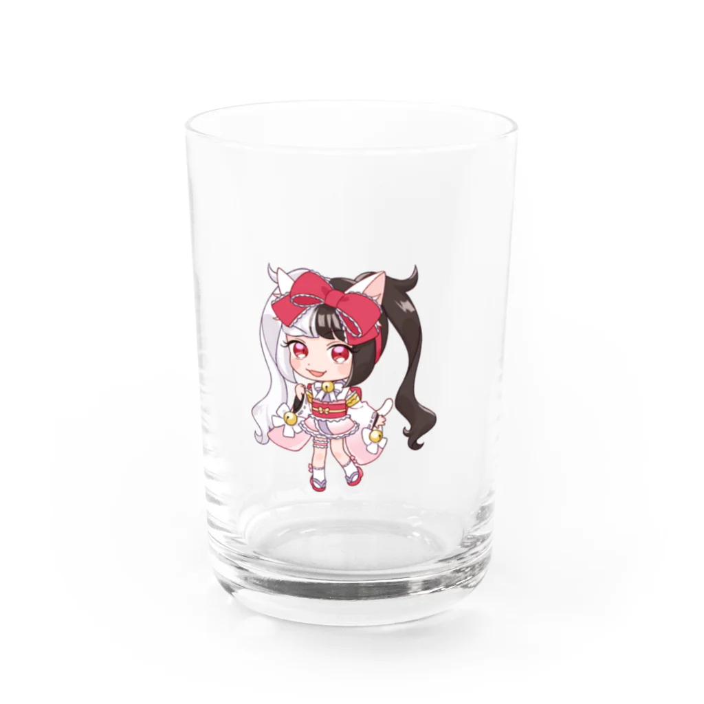 asuma_tetoのにゃんだふるっ！グッズ Water Glass :front