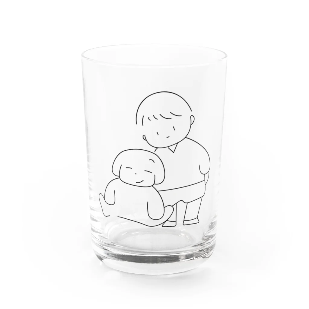 poteto3のたろう Water Glass :front