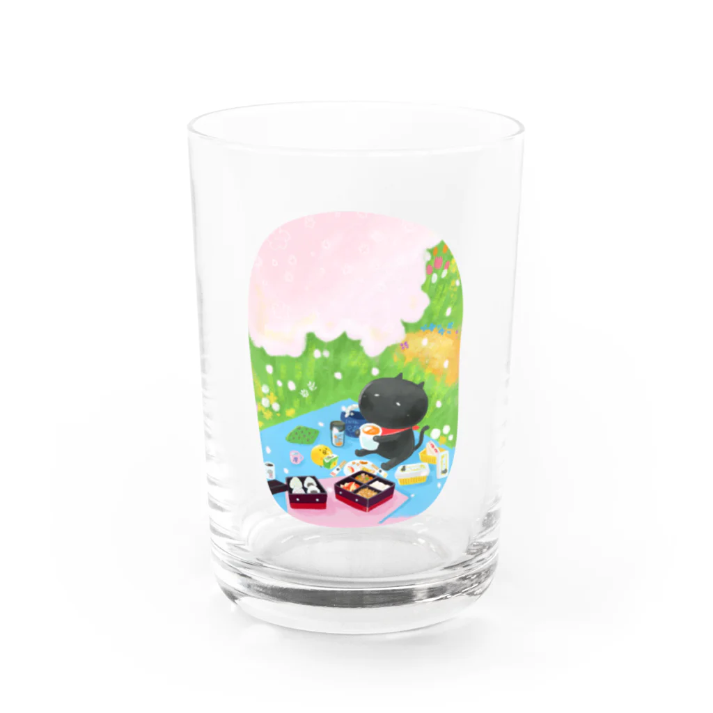 sagaoujiのおはなみピクニック Water Glass :front