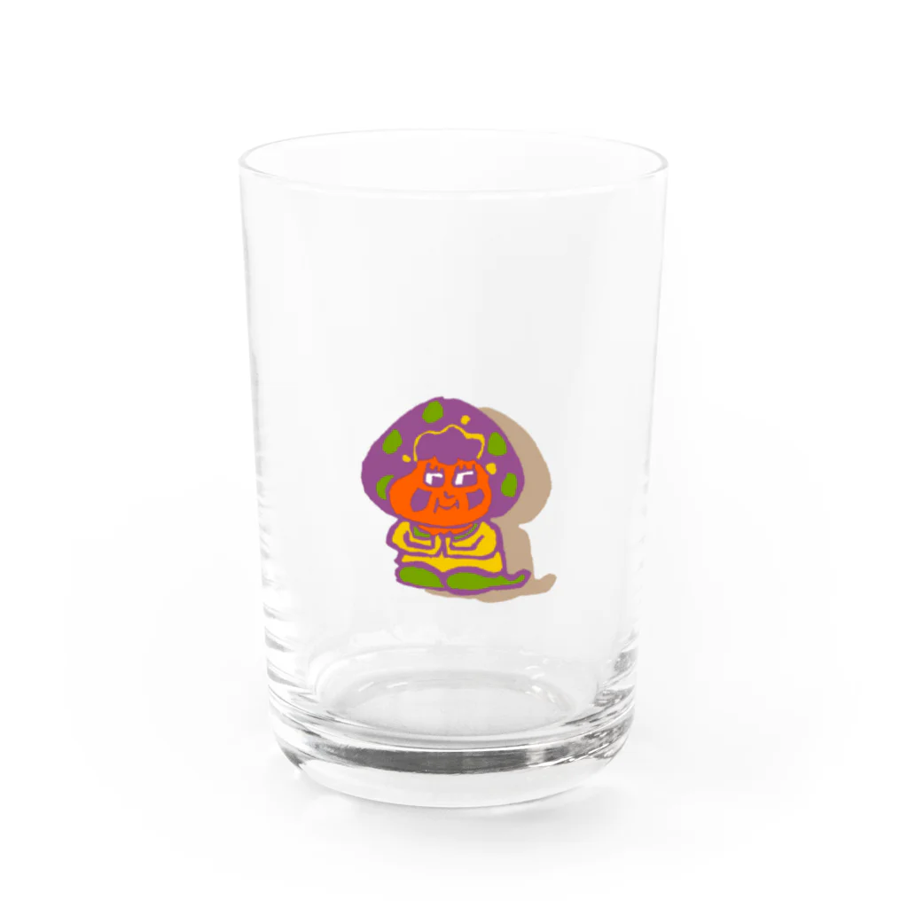 yume05070502のキノコにゃん Water Glass :front