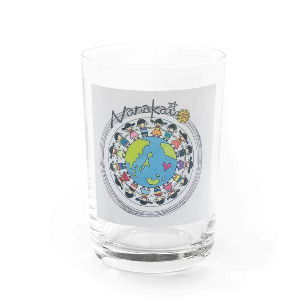 justymodelagencyのななかい　オリジナルグッズ Water Glass :front