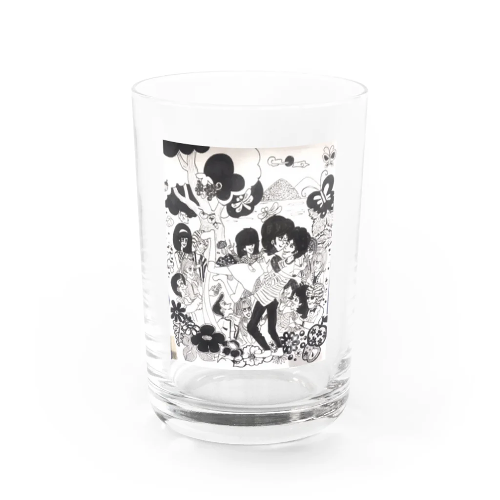 モダニストショップのやっと会えたね Water Glass :front