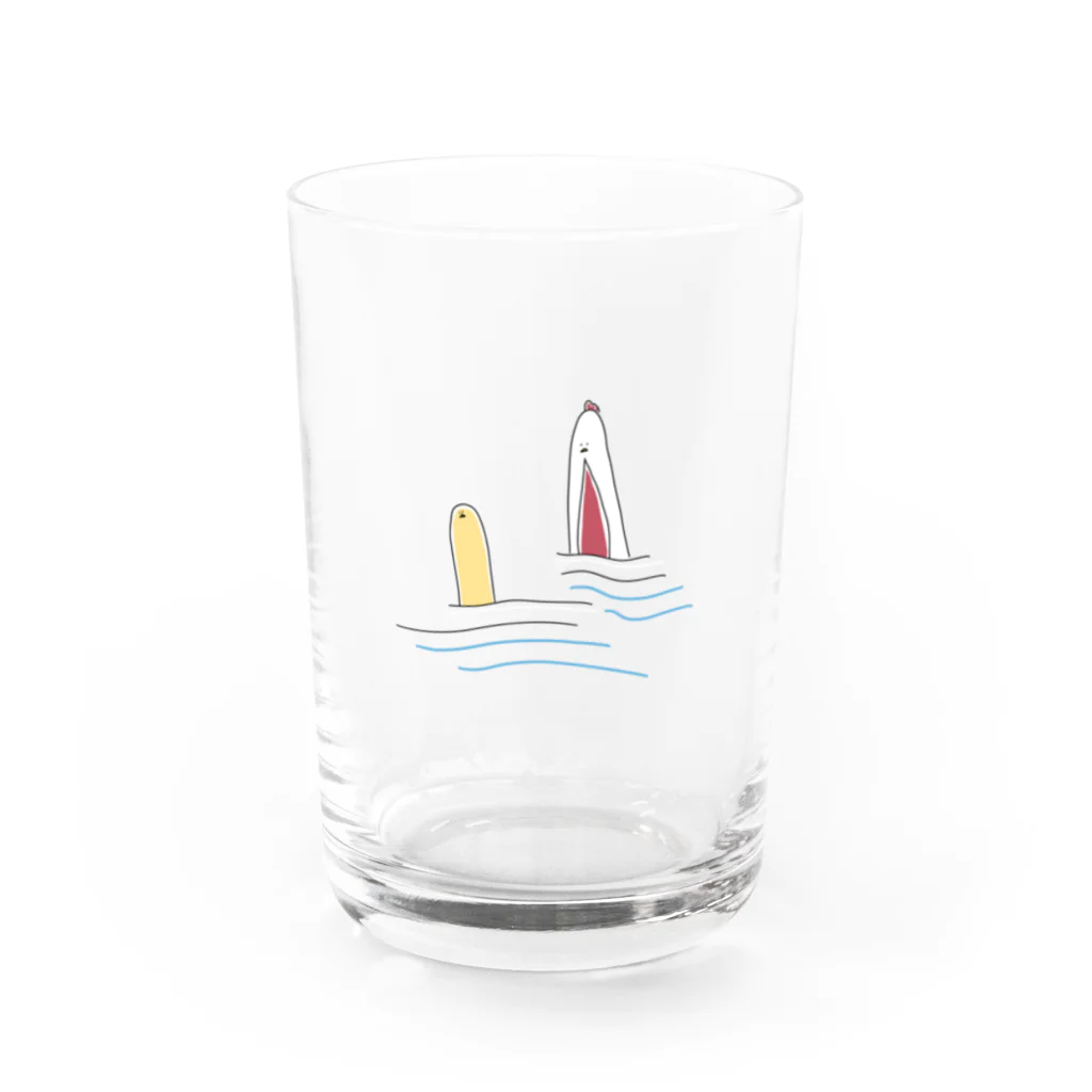 えばまのながとriver Water Glass :front