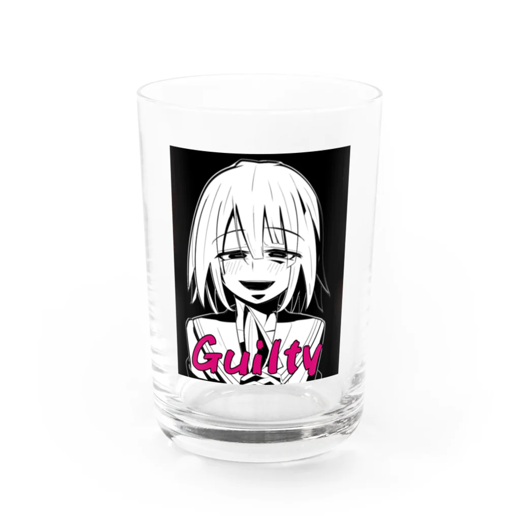 K(くろだ　ゆうやのGuilty Water Glass :front