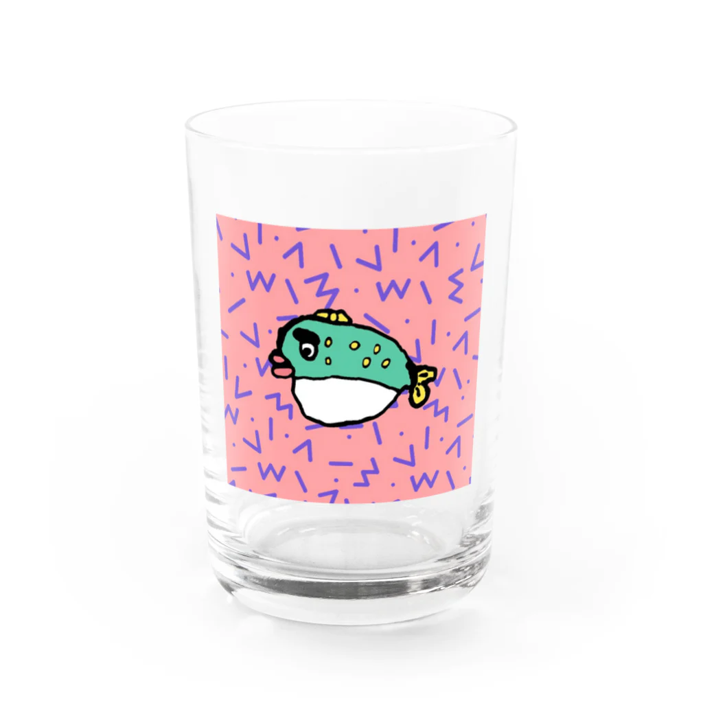 物山出版のいぬ Water Glass :front