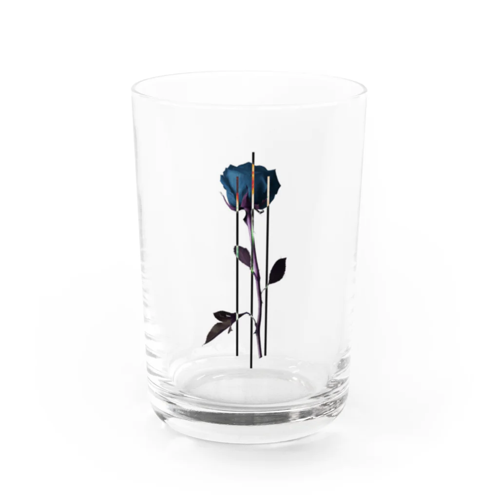 penoitrodのBlue rose グラス前面