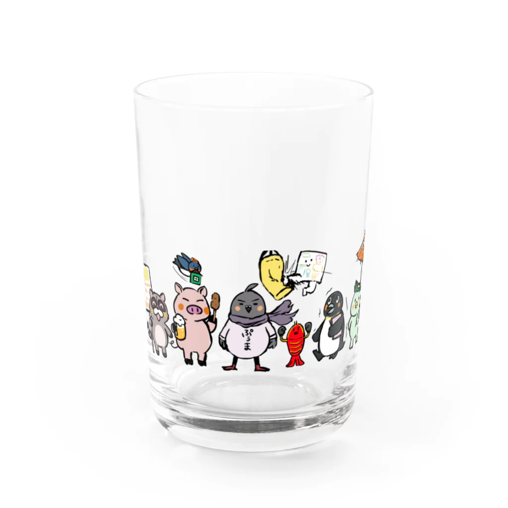 モカタナカの広告費ない部 Water Glass :front