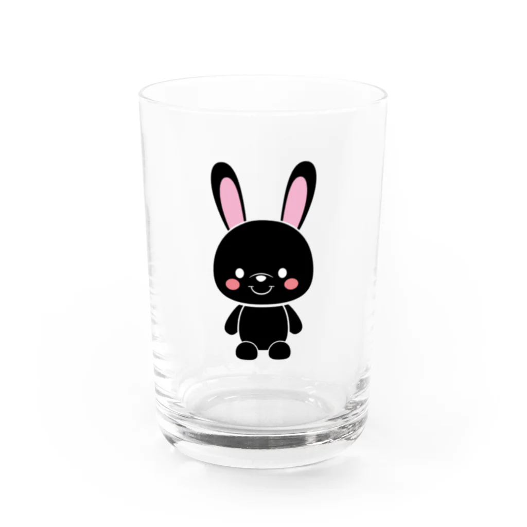 FreeStyleの黒兎 Water Glass :front