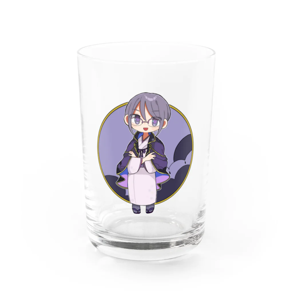 すみれ堂のかやまのぐっず 参 Water Glass :front