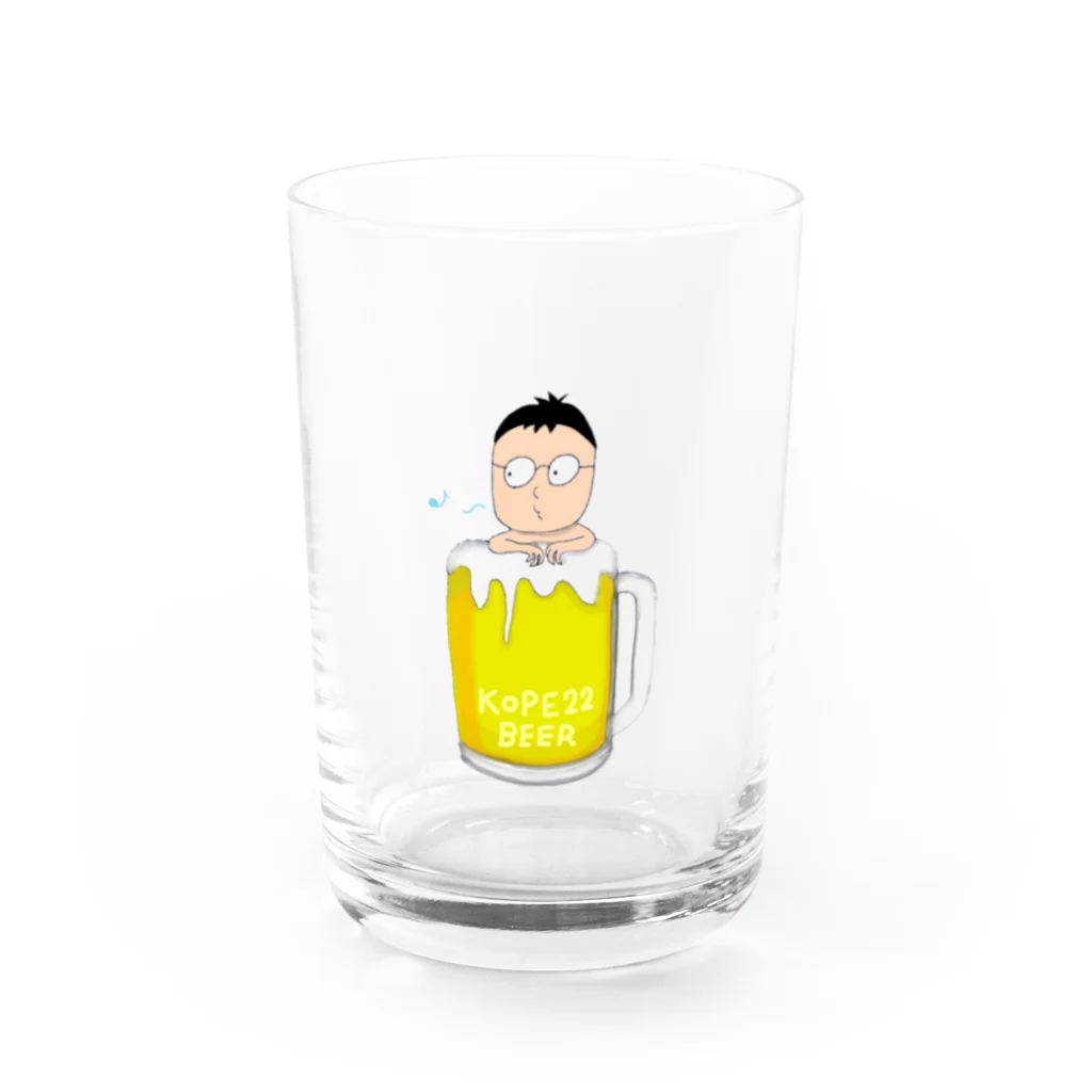 Mother Catのビール風呂 Water Glass :front