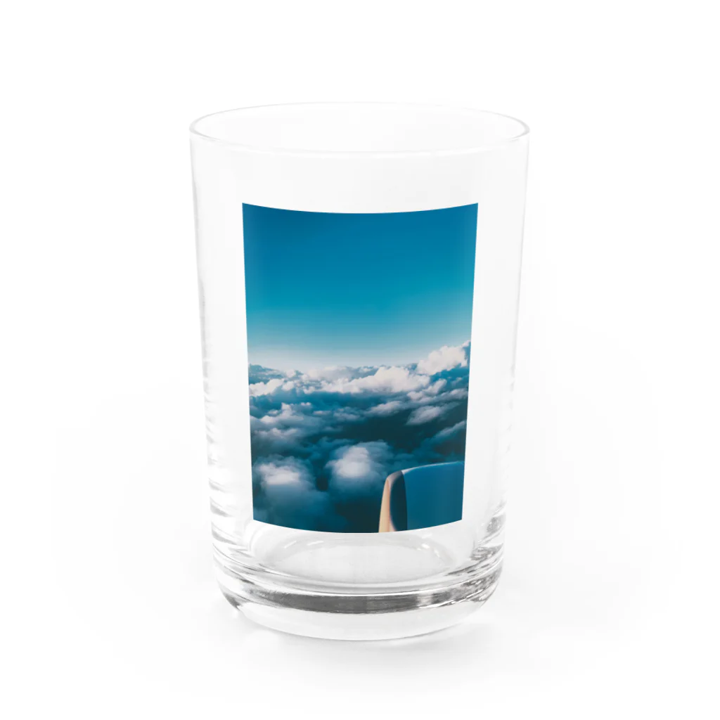 空ヲ巡ル旅の雲の向こうには... Water Glass :front