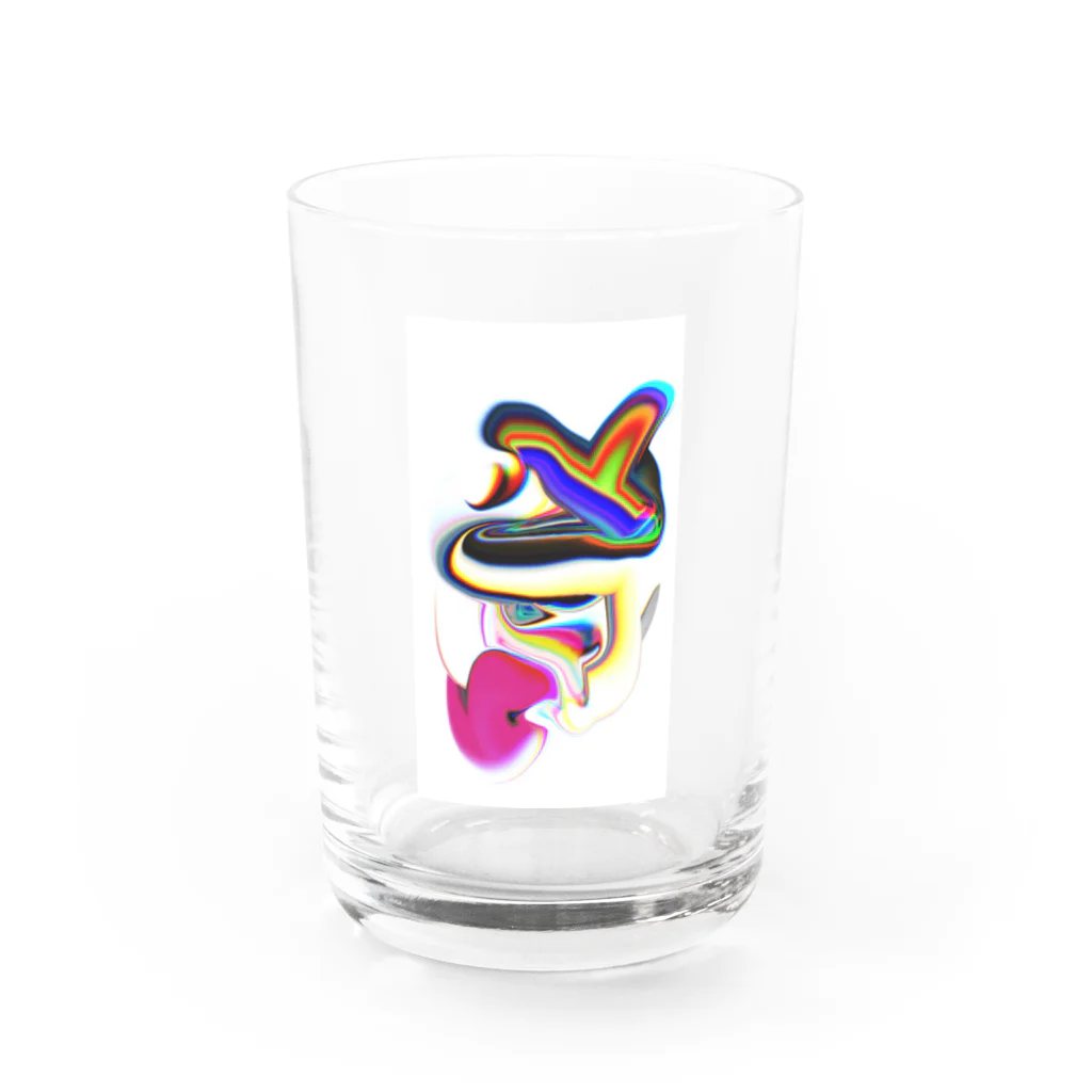 ishiokaのデジタルペイント Water Glass :front