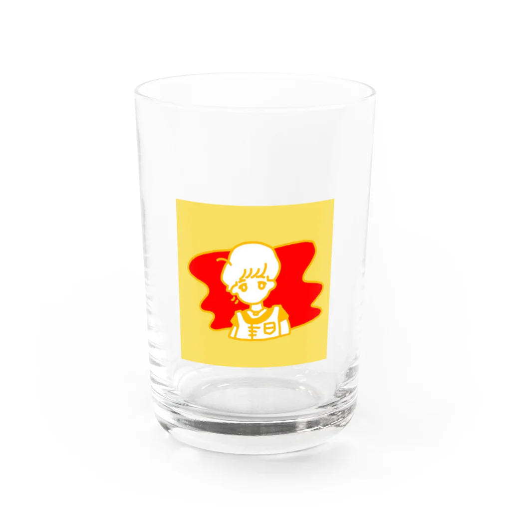 だらく組合のオムライス Water Glass :front