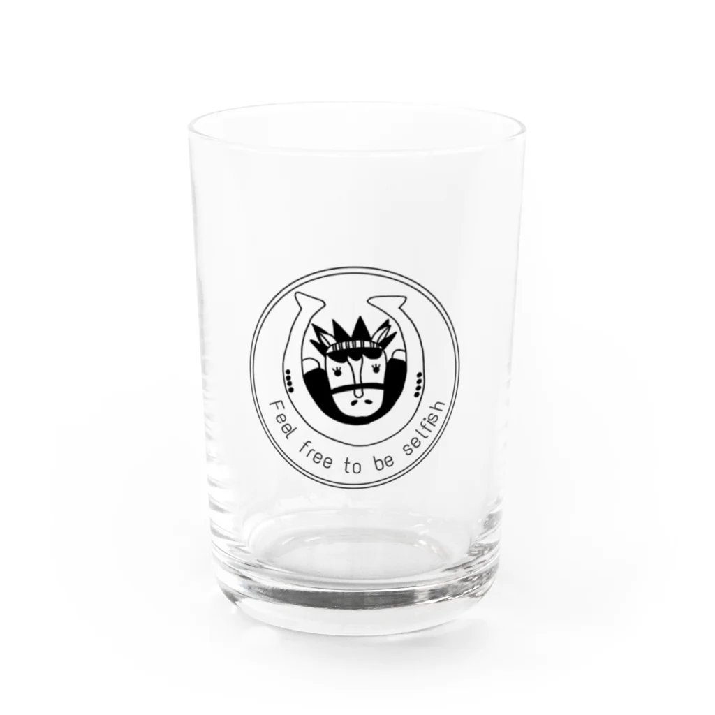 じゃじゃうまがーるのKimamani Water Glass :front