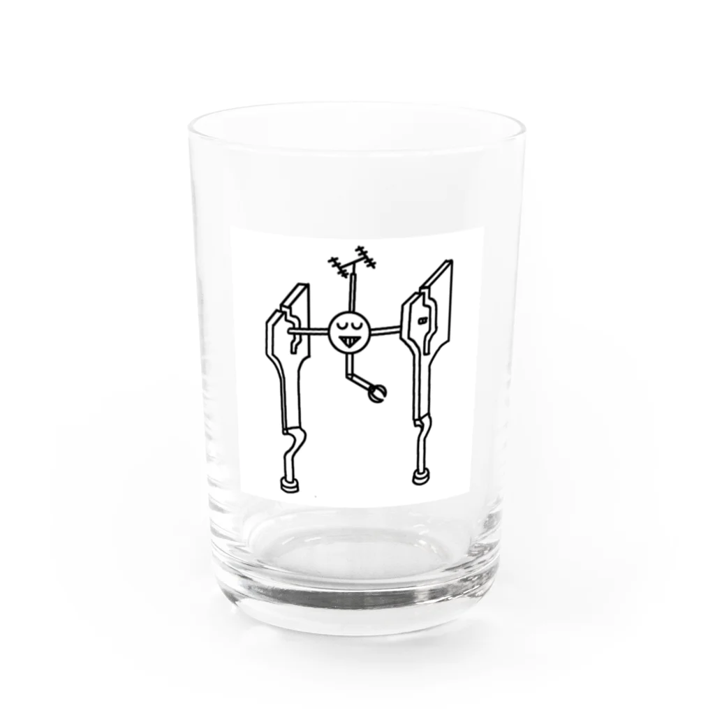 換気扇ウサギのニソクホコウ02 Water Glass :front