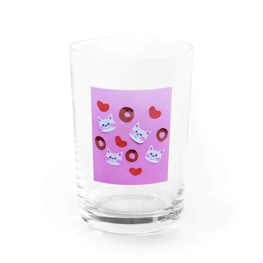 LsDF   -Lifestyle Design Factory-のチャリティー【sweet cats】 Water Glass :front