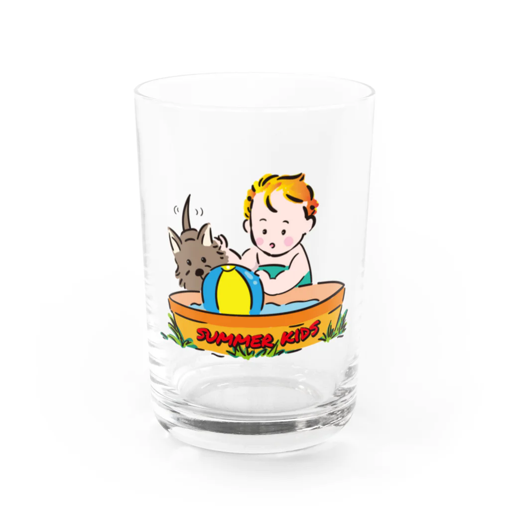 EllieのBaby summer Water Glass :front