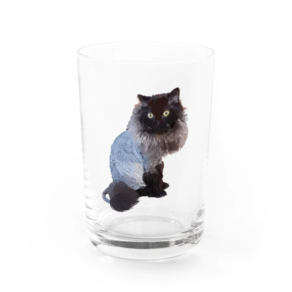 小鳥と映画館のサマーカット セルカークレックス Water Glass :front