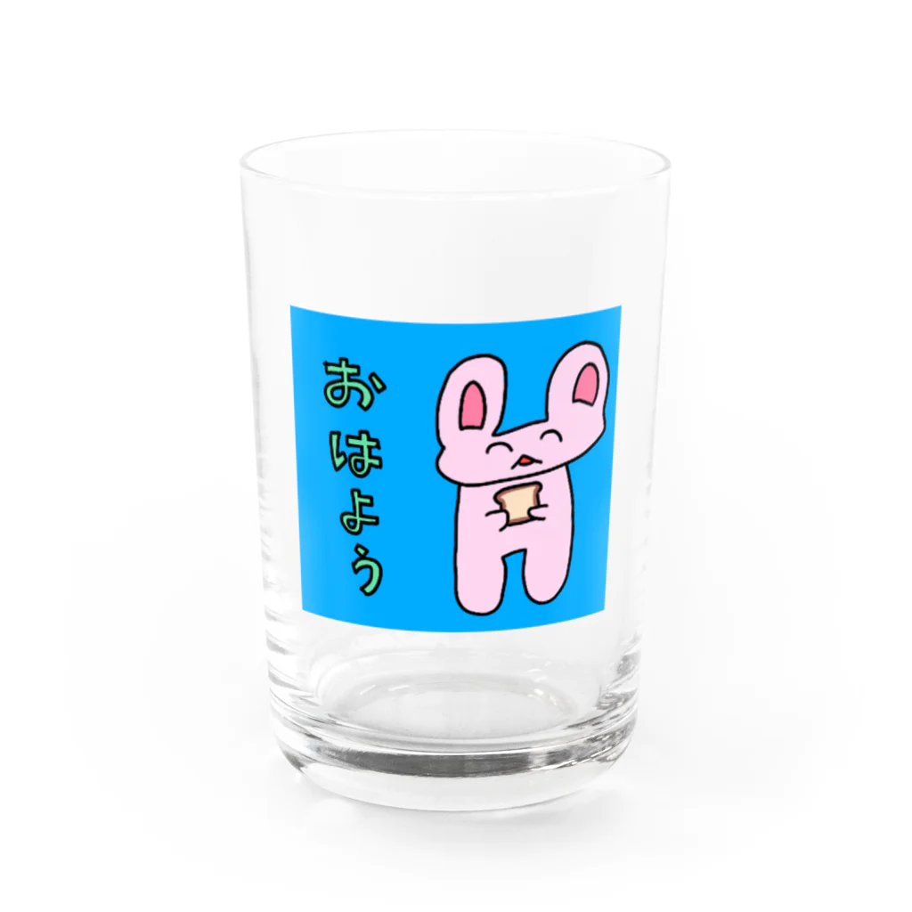 キヨペン堂のうさみちゃん Water Glass :front