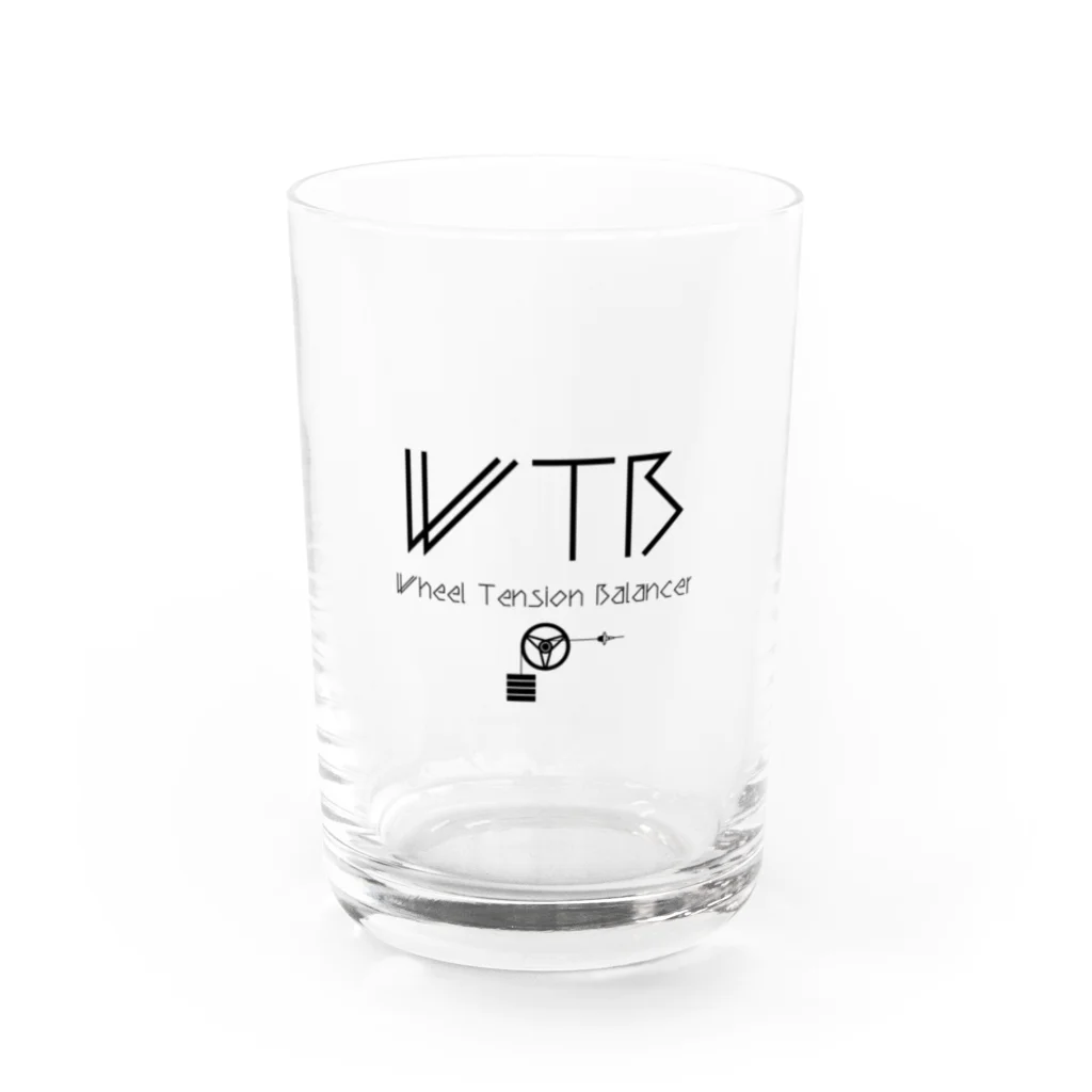 新商品PTオリジナルショップのWTBのロゴ風 Water Glass :front