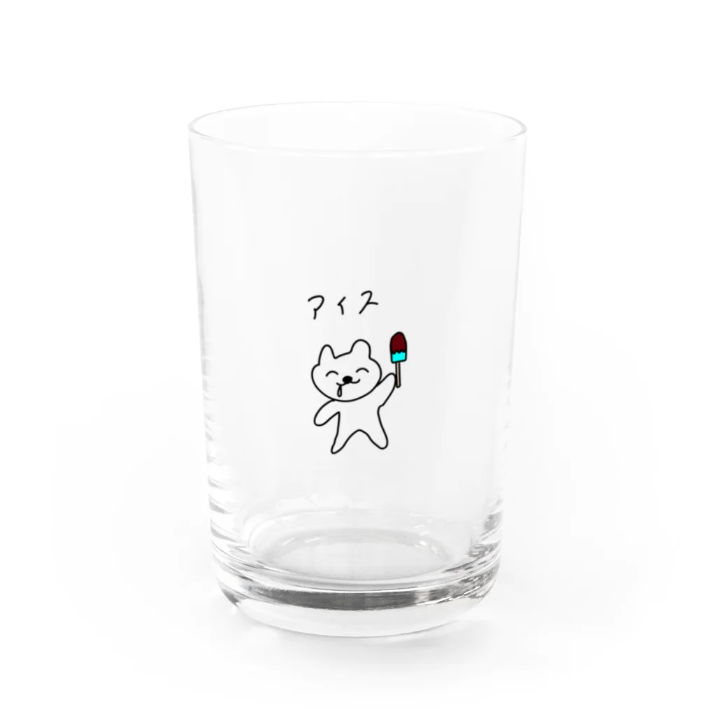 Hugo&Natalie designsのアイスくん Water Glass :front