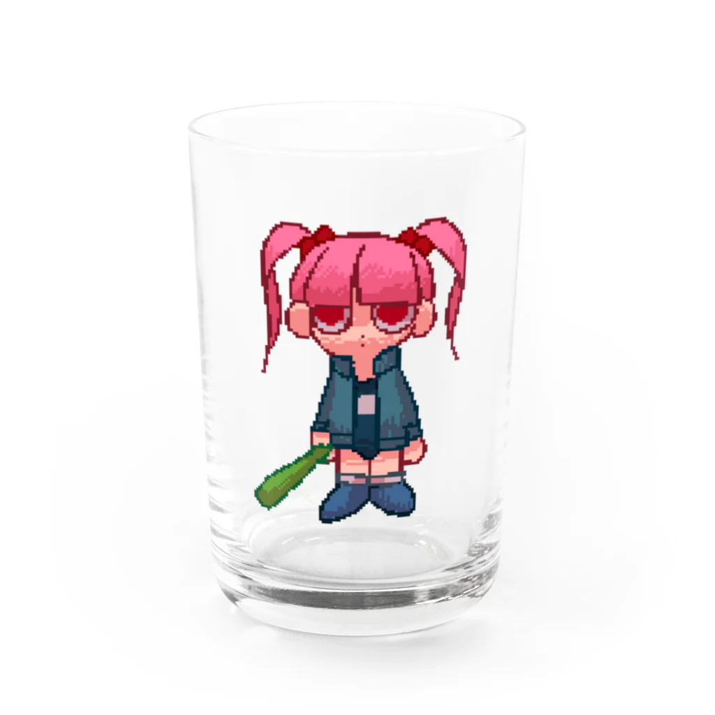 夢現ダンジョングッズ売場のアイちゃん Water Glass :front