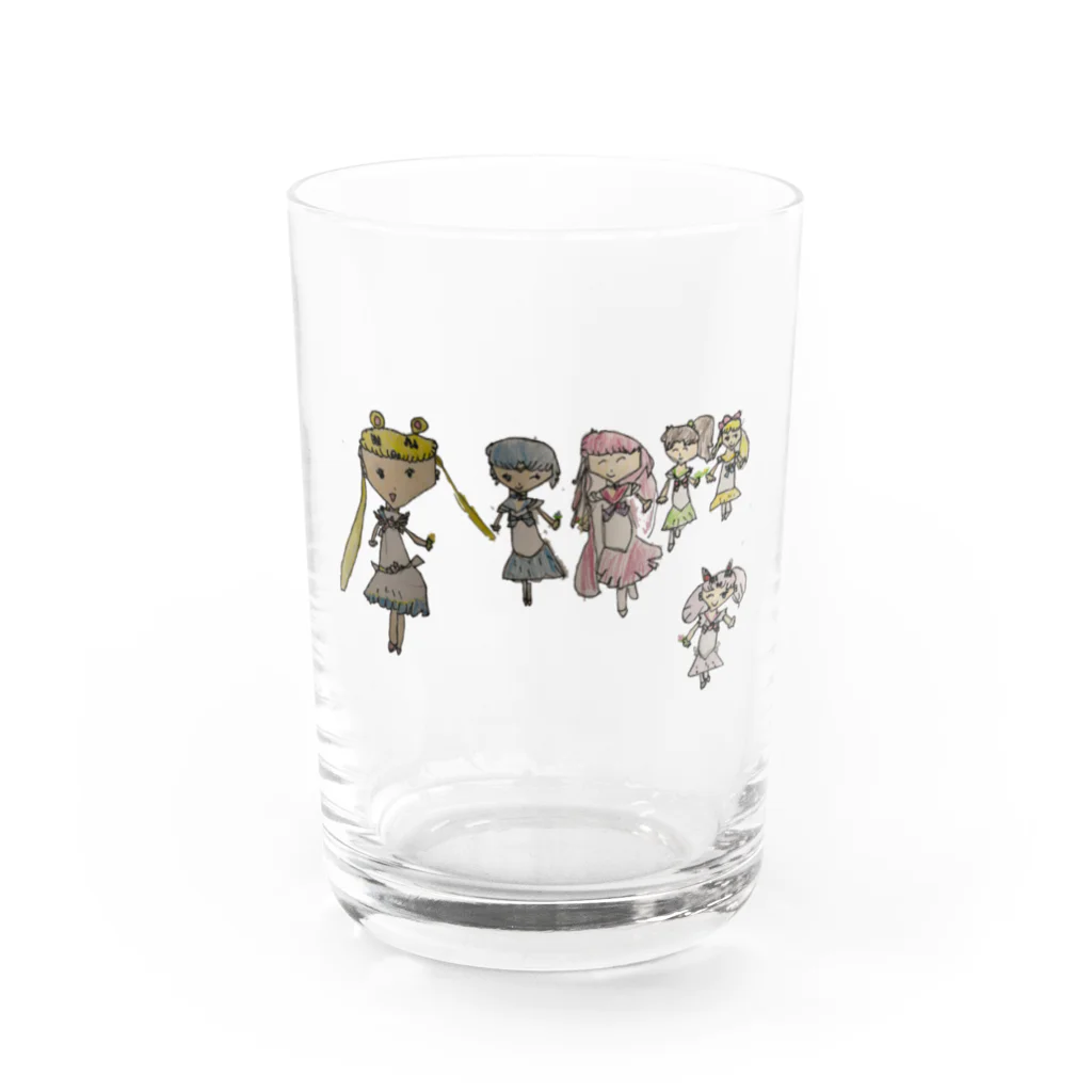 ミライケイのセーラーな女の子 Water Glass :front