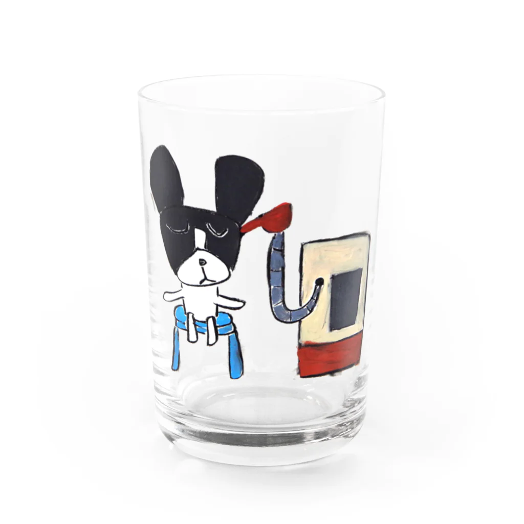 doghouse store｜佐々木勇太のput gas in my head Water Glass :front