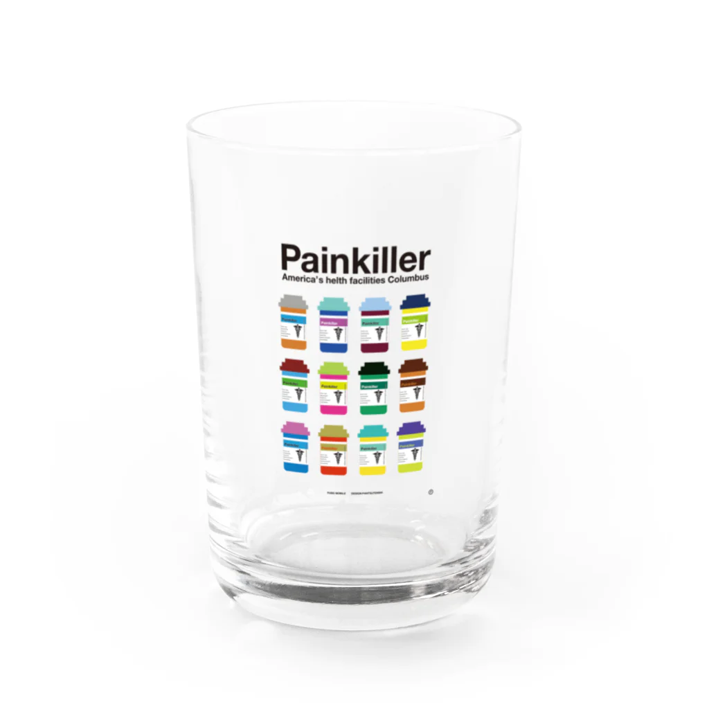 ブリーフ天使のpainkiller Water Glass :front