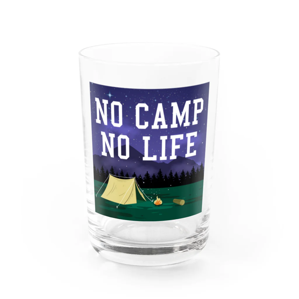 DRIPPEDのNO CAMP NO LIFE-ノーキャンプ ノーライフ- Water Glass :front