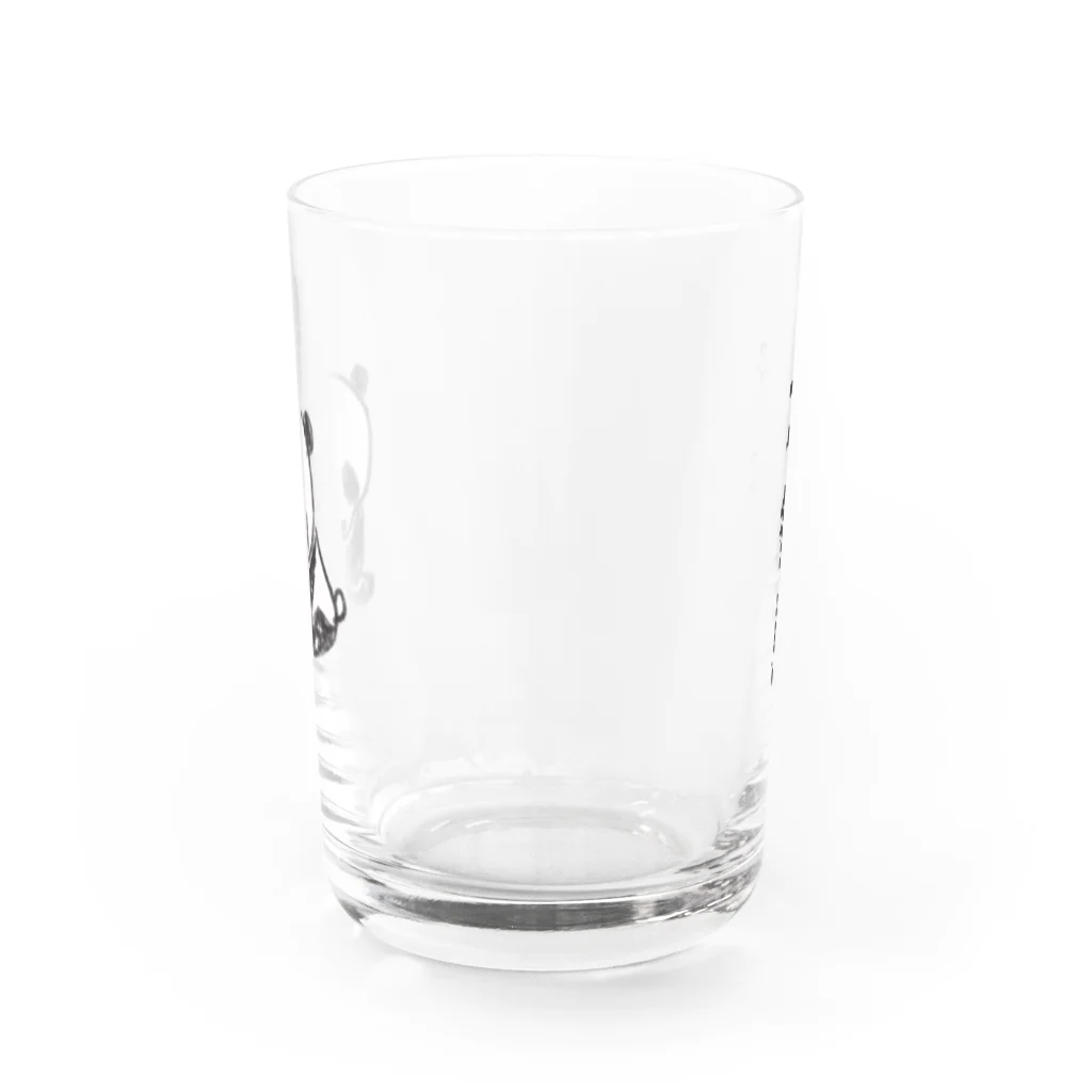 Bopomofoの台湾パンダ Water Glass :front