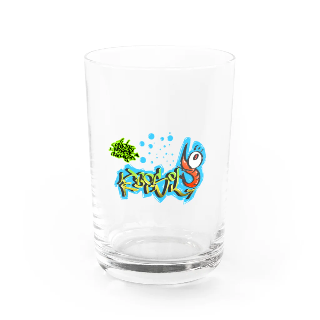 Sarbaqueのエビ Water Glass :front