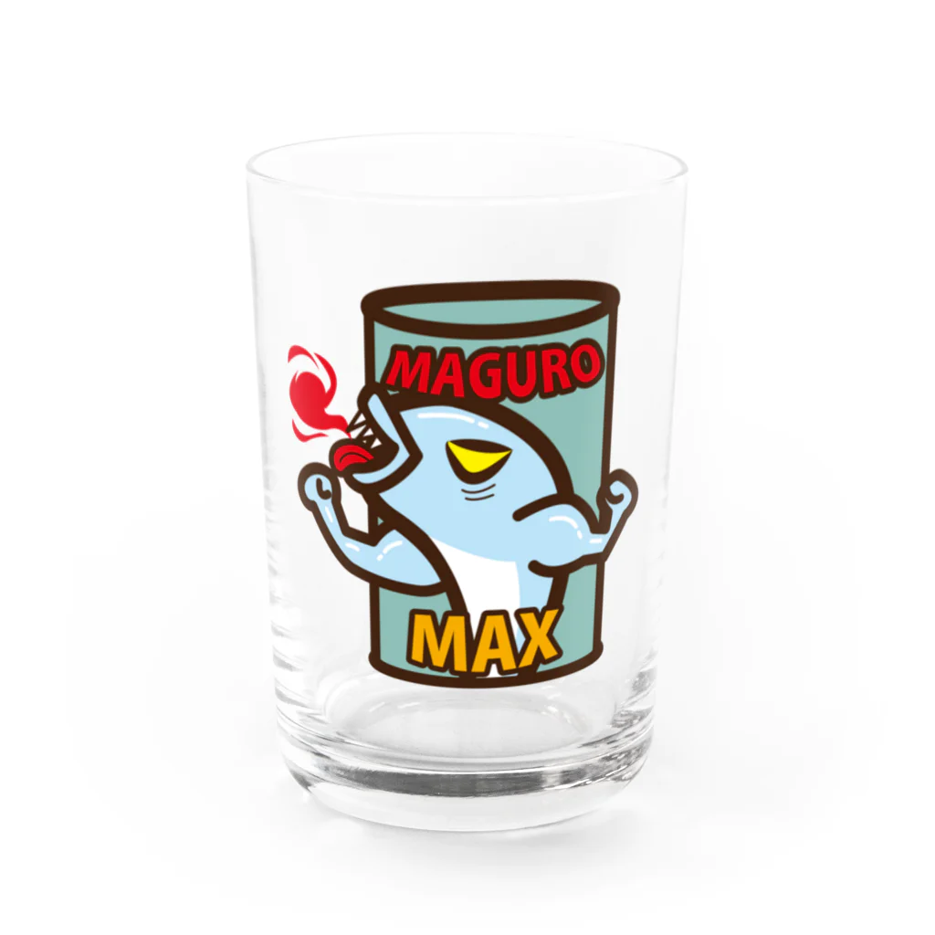 にゃんだミケコのマグロマックス缶詰 Water Glass :front