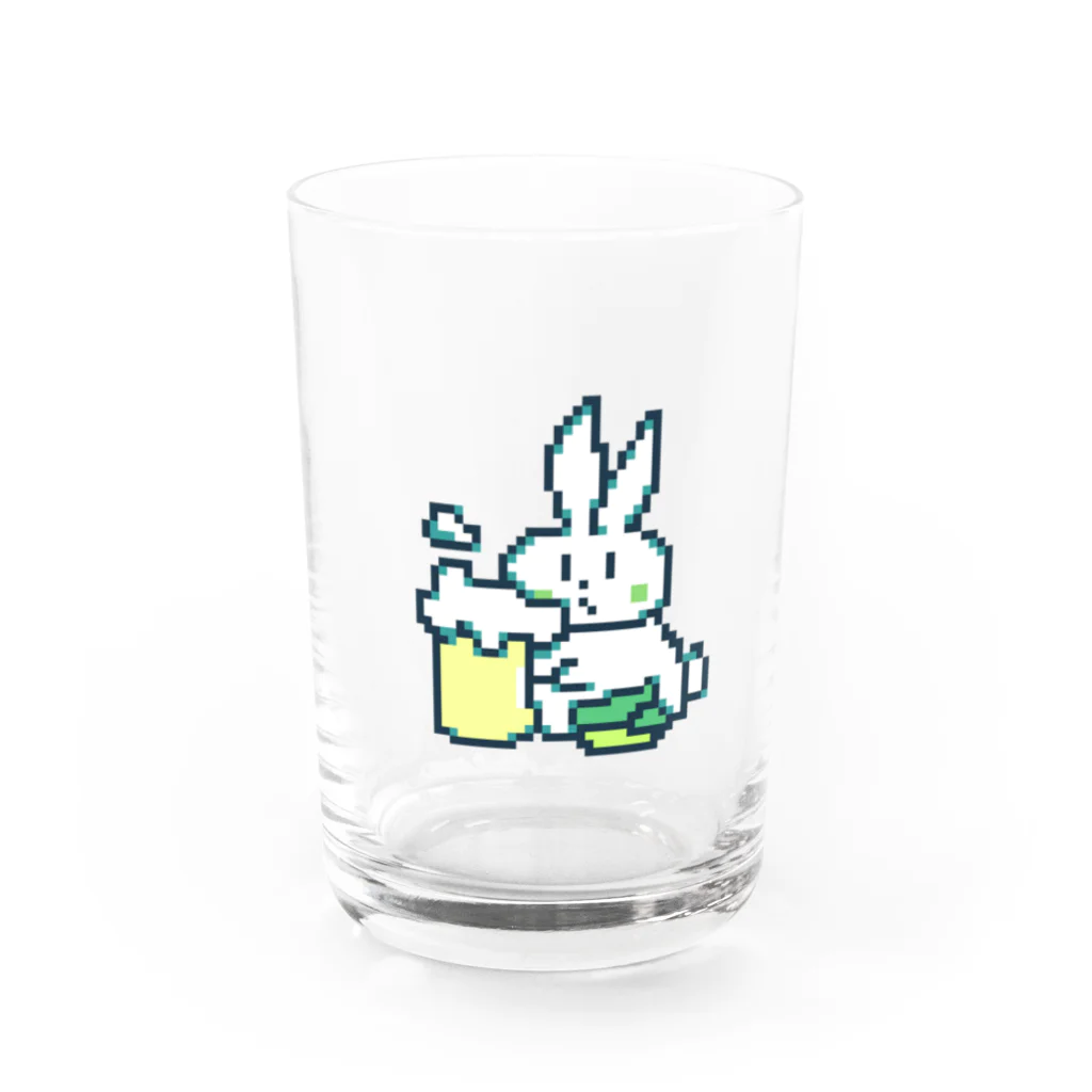 りうたそのusagi on the beer Water Glass :front